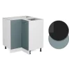 Vicco Universal Armoire dangle Bleu-gris 75.6cm avec porte, sans PT