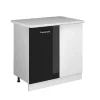Vicco Universal Armoire dangle Noir Haute brillance 86cm avec porte, avec PT