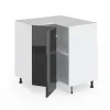 Vicco Universal Armoire dangle Anthracite Haute brillance 75.6cm avec porte, sans PT