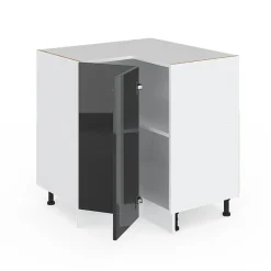 Vicco Universal Armoire dangle Anthracite Haute brillance 75.6cm avec porte, sans PT