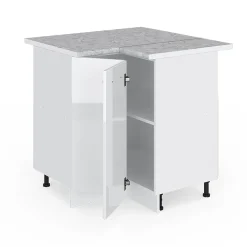 Vicco Universal Armoire dangle Blanc Haute brillance 75.6cm avec porte, avec PT