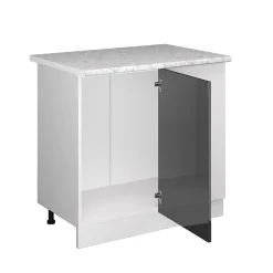 Vicco Universal Armoire dangle Anthracite Haute brillance 86cm avec porte, avec PT