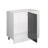 Vicco Universal Armoire dangle Anthracite Haute brillance 86cm avec porte, sans PT
