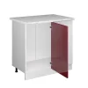 Vicco Universal Armoire dangle Rouge bordeaux Haute brillance 86cm avec porte, avec PT