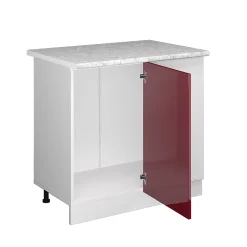 Vicco Universal Armoire dangle Rouge bordeaux Haute brillance 86cm avec porte, avec PT