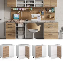 Vicco Universal Armoire dangle Sonoma 86cm avec porte, avec PT