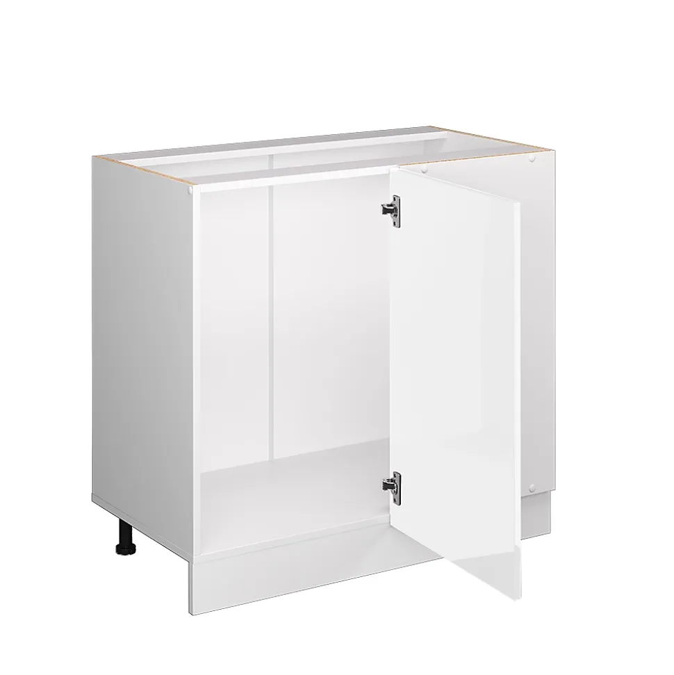 Vicco Universal Armoire dangle Blanc Haute brillance 86cm avec porte, avec PT