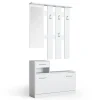 Vicco Vestiaire Blanc 25x191cm