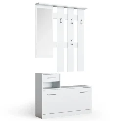 Vicco Vestiaire Blanc 25x191cm