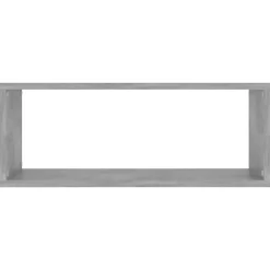 VIDAXL - Etagere murale cube 6 pcs - Bois d ingenierie - Gris beton - 60x15x23 cm - Charge 40 kg