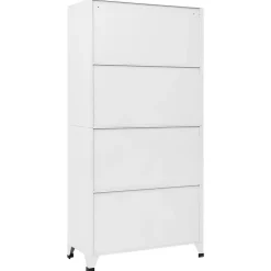 vidaXL Armoire à casiers avec 9 compartiments Acier 90x45x180 cm Gris