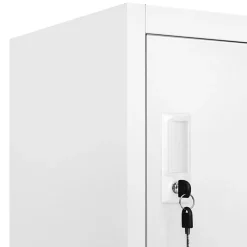 vidaXL Armoire à casiers avec 9 compartiments Acier 90x45x180 cm Gris