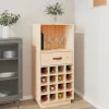 vidaXL Armoire à vin 45x34x100 cm Bois de pin massif 821532