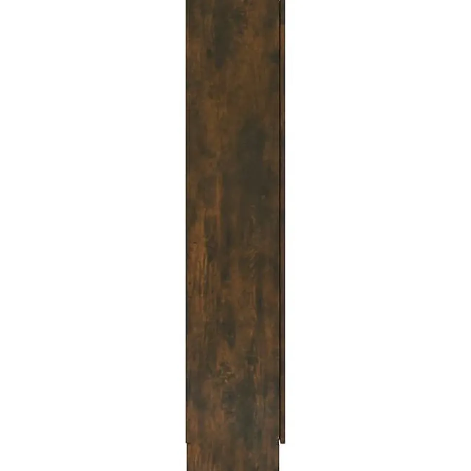 VidaXL Armoire à vitrine Chêne fumé 82,5x30,5x150 cm Bois d'ingénierie 815117