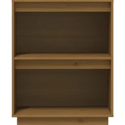 vidaXL Armoire console, Marron miel 60x34x75 cm Bois de pin solide