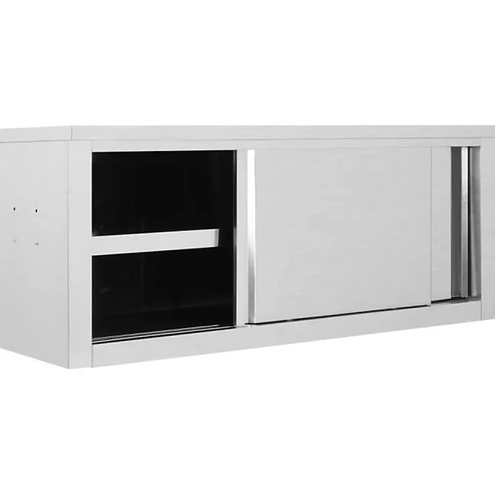 vidaXL Armoire de cuisine avec portes coulissantes 120x40x50 cm Inox