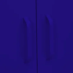 vidaXL Armoire de rangement Bleu marine 80x35x101,5 cm Acier