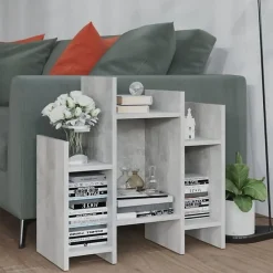 vidaXL Armoire latérale Gris béton 60x26x60 cm Aggloméré