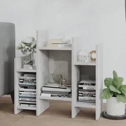 vidaXL Armoire latérale Gris béton 60x26x60 cm Aggloméré