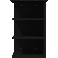 vidaXL Armoire latérale Noir 35x35x55 cm Aggloméré