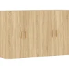 vidaXL Armoires murales 2 pcs chêne sonoma bois d'ingénierie 3197875