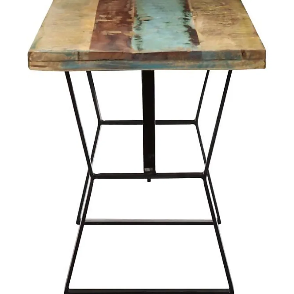vidaXL Banc 110 cm Bois de récupération massif
