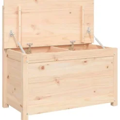 vidaXL Banc, Banc de Rangement avec Dossier, Coffre de Rangement pour Entrée, Meuble de Salon Salle de Séjour, Moderne, Bois 82354