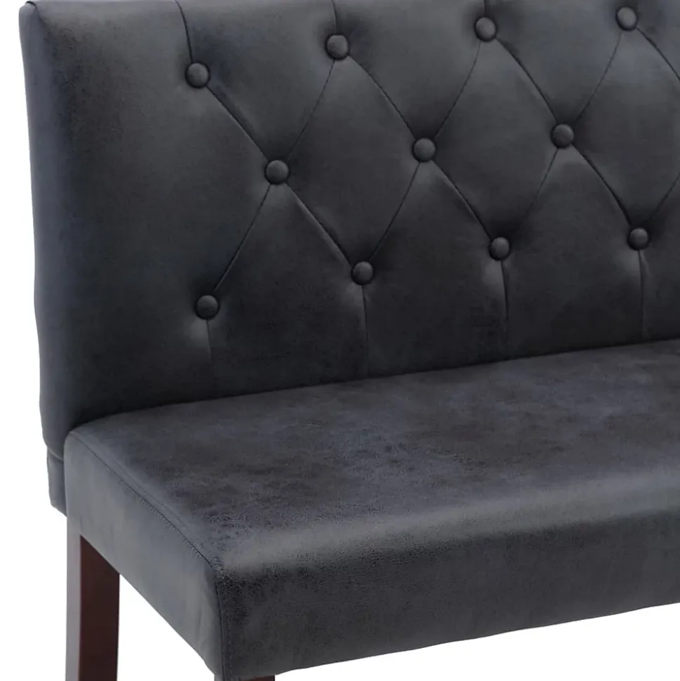 vidaXL Banc Banquette de Salon Banc de Couloir Banquette d'Entrée Banc de Salle de Séjour Maison Intérieur 148,5 cm Gris 288572