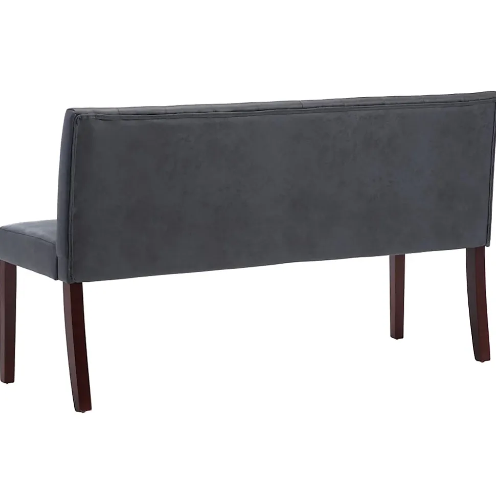 vidaXL Banc Banquette de Salon Banc de Couloir Banquette d'Entrée Banc de Salle de Séjour Maison Intérieur 148,5 cm Gris 288572