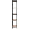 VidaXL Bibliothèque à 5 niveaux 140x30x180 cm Bois d'acacia solide