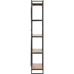 VidaXL Bibliothèque à 5 niveaux 140x30x180 cm Bois d'acacia solide