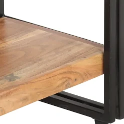 VidaXL Bibliothèque à 5 niveaux 140x30x180 cm Bois d'acacia solide
