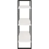 VidaXL Bibliothèque à 3 niveaux Blanc 80x30x105 cm Bois de pin massif