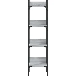 VidaXL Bibliothèque à 4 niveaux sonoma gris 35x30x138,5 cm 838851