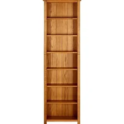VidaXL Bibliothèque à 7 étagères 60x22x200 cm Bois de chêne massif