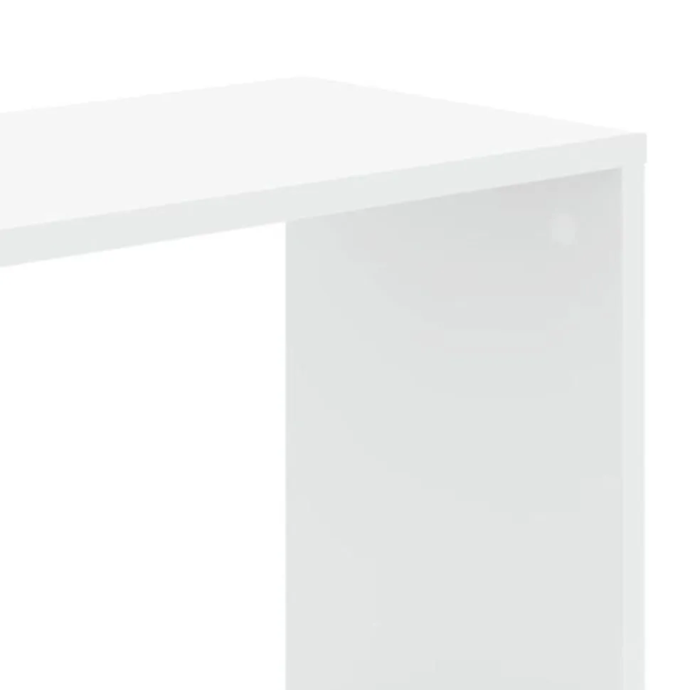 vidaXL Bibliothèque 5 niveaux blanc 45x23,5x162,5 cm bois d'ingénierie, étagère, étagère à livres, support de livre, armoire 85278