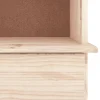 vidaXL Bibliothèque avec tiroirs ALTA 77x35x186,5cm bois massif de pin 353953