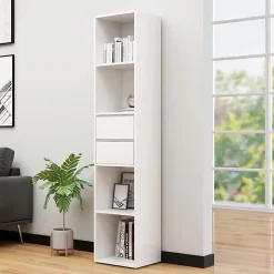 VidaXL Bibliothèque Blanc 36x30x171 cm Bois d'ingénierie 802867