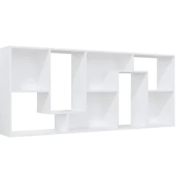 VidaXL Bibliothèque Blanc 67x24x161 cm Aggloméré