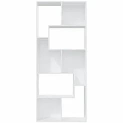 VidaXL Bibliothèque Blanc 67x24x161 cm Aggloméré