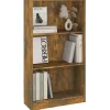 VidaXL Bibliothèque Chêne fumé 60x24x109 cm Bois d'ingénierie 815087
