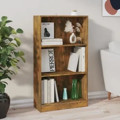 VidaXL Bibliothèque Chêne fumé 60x24x109 cm Bois d'ingénierie 815087
