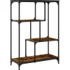 VidaXL Bibliothèque chêne sonoma 81x36x115 cm bois ingénierie et acier 835406