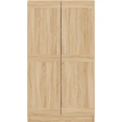 VidaXL Bibliothèque Chêne sonoma 82,5x30,5x150 cm Aggloméré