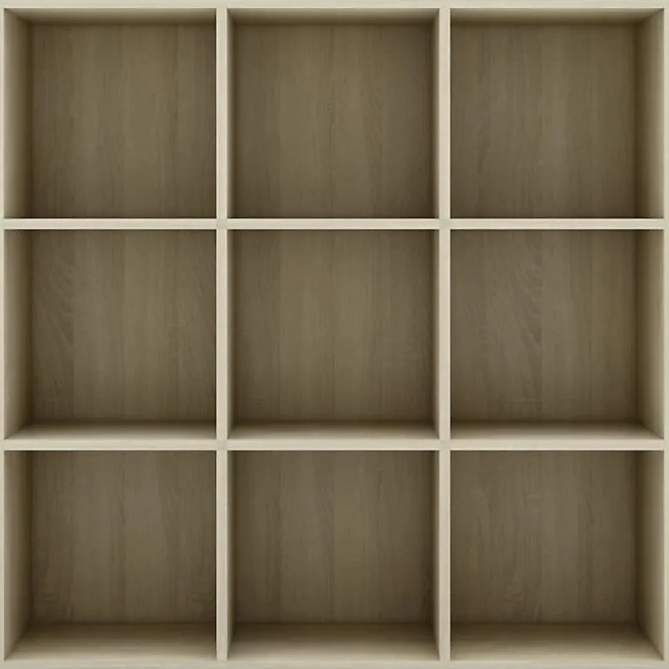 vidaXL Bibliothèque Chêne sonoma 98x30x98 cm Aggloméré
