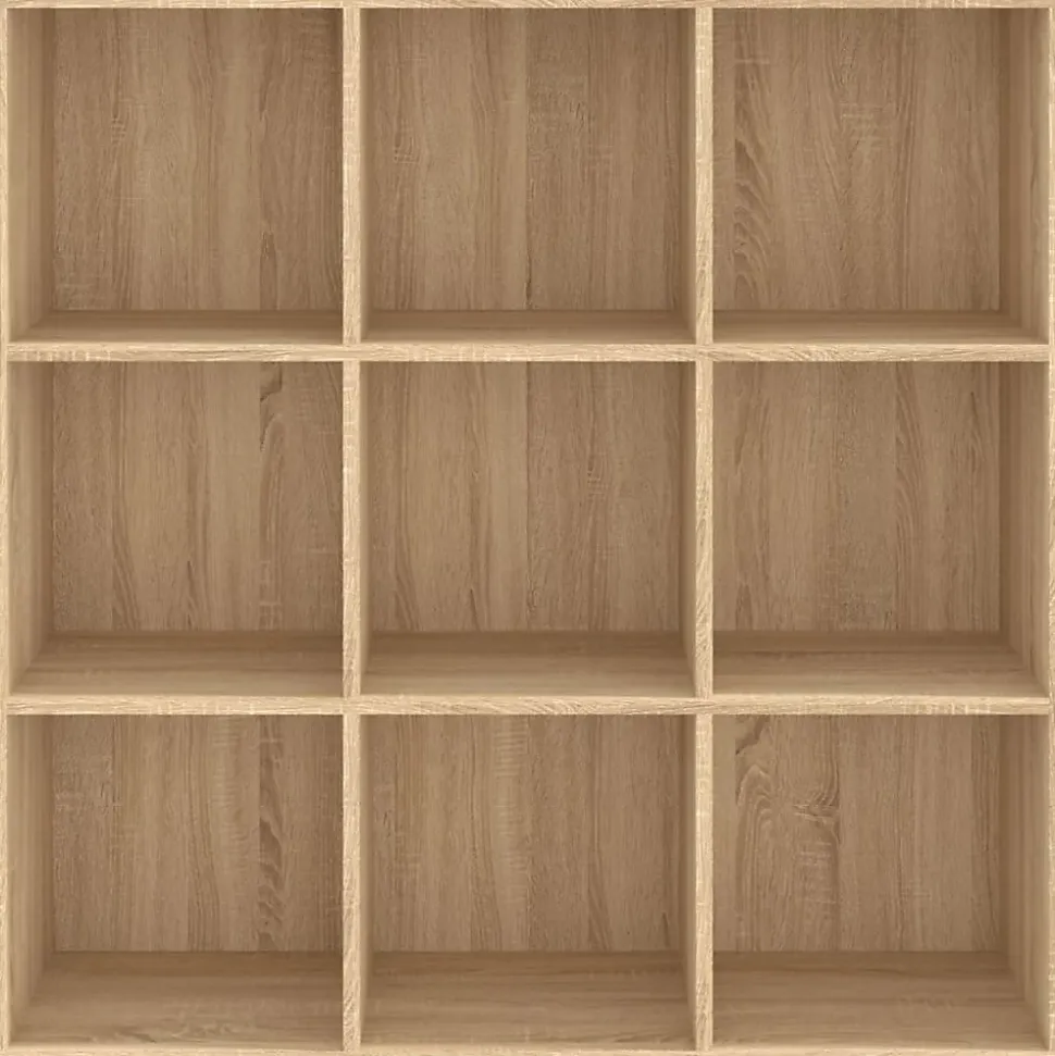 vidaXL Bibliothèque Chêne sonoma 98x30x98 cm Aggloméré