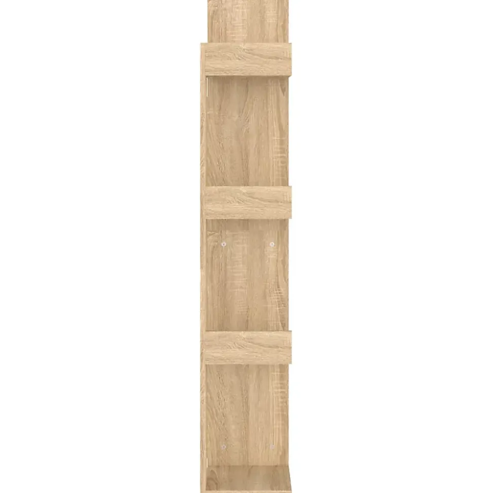 VidaXL Bibliothèque Chêne sonoma 48x25,5x140 cm Aggloméré
