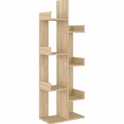 VidaXL Bibliothèque Chêne sonoma 48x25,5x140 cm Aggloméré