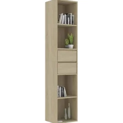 VidaXL Bibliothèque Chêne sonoma 36x30x171 cm Bois d'ingénierie 802870
