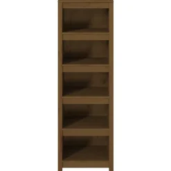 VidaXL Bibliothèque Marron miel 50x35x154 cm Bois de pin massif 821717
